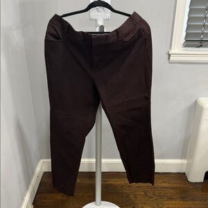 Banana Republic Dark Brown Women's Sloan Trousers